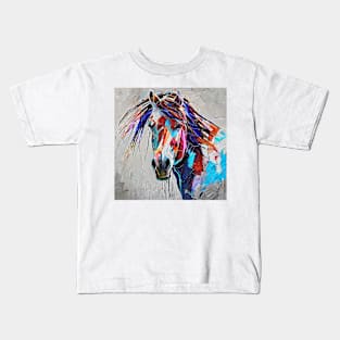 painting ointment horse Kids T-Shirt